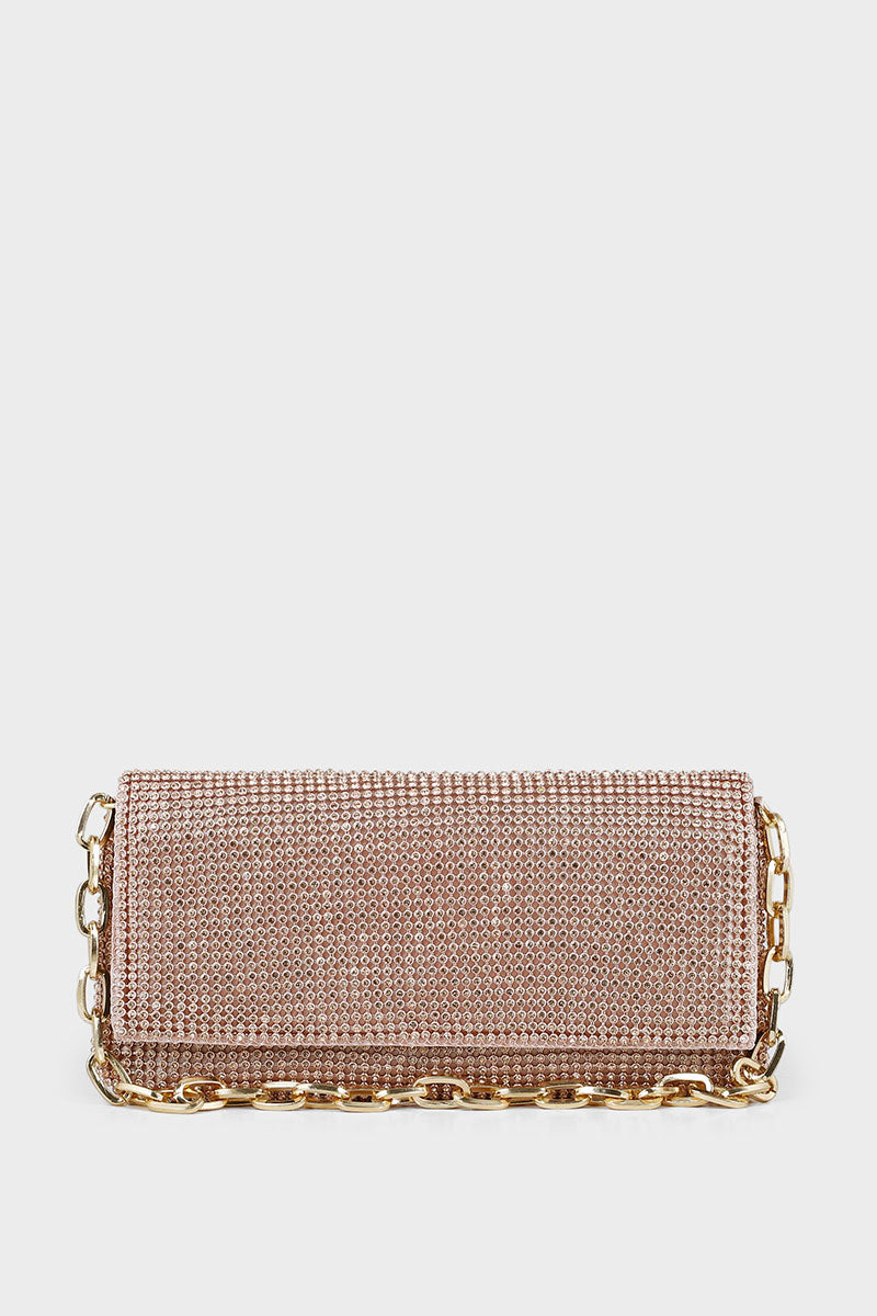 Flap Shoulder Bags B20762-Champagne