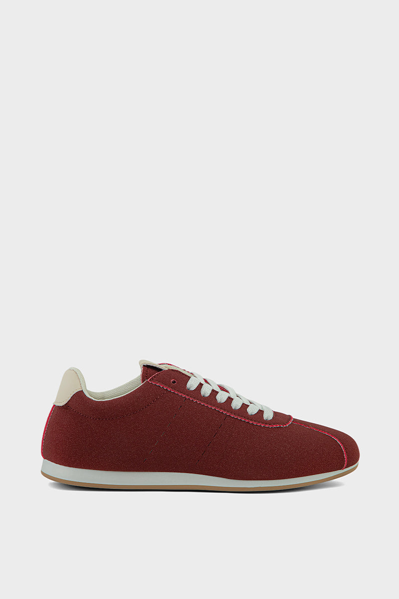 canvas shoes all maroon shoes