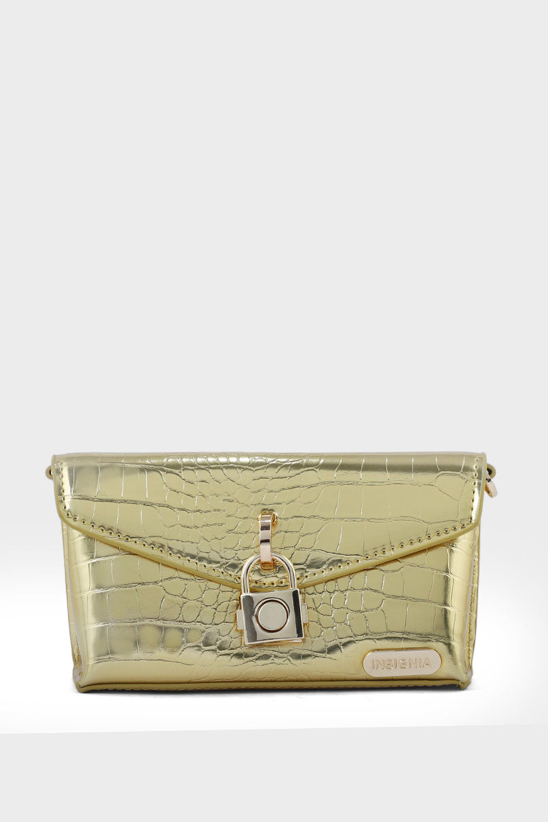 Cross Shoulder Bags BS2028-Golden