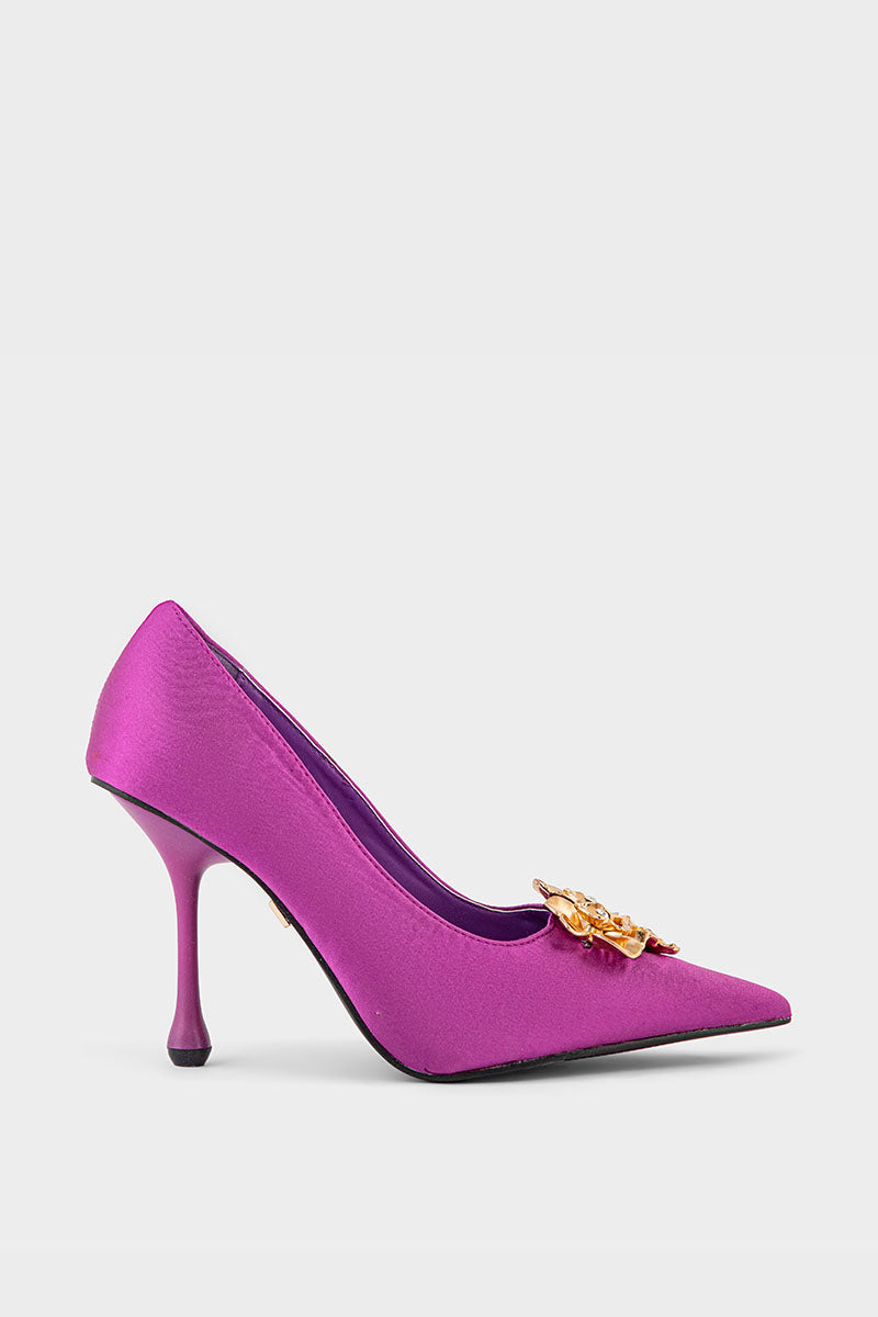 Party Wear Court Shoes IP5005-Plum – Insignia PK