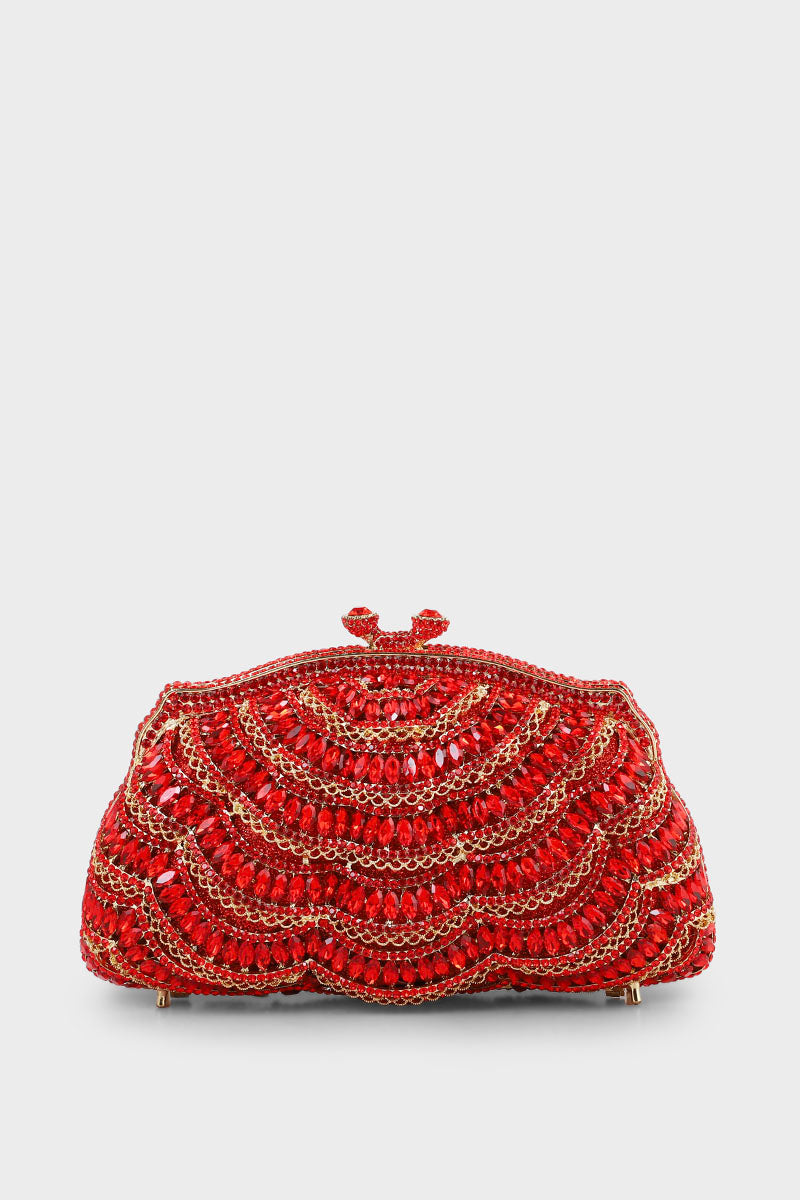 Wedding Clutch B20722-Red