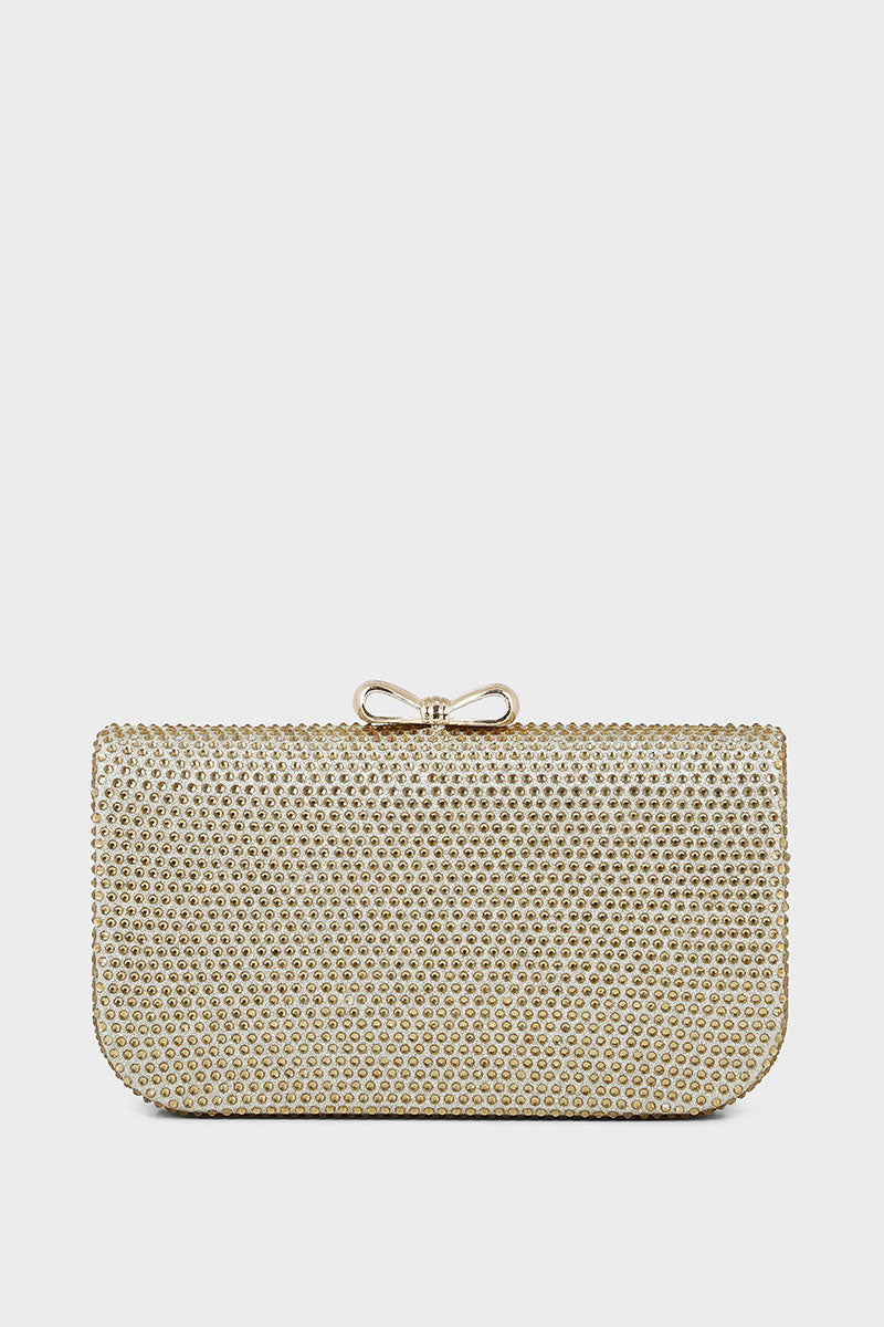 Party Wear Clutch B21594-Brown