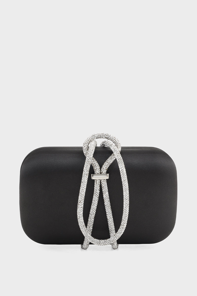 Party Wear Clutch B20796-Black