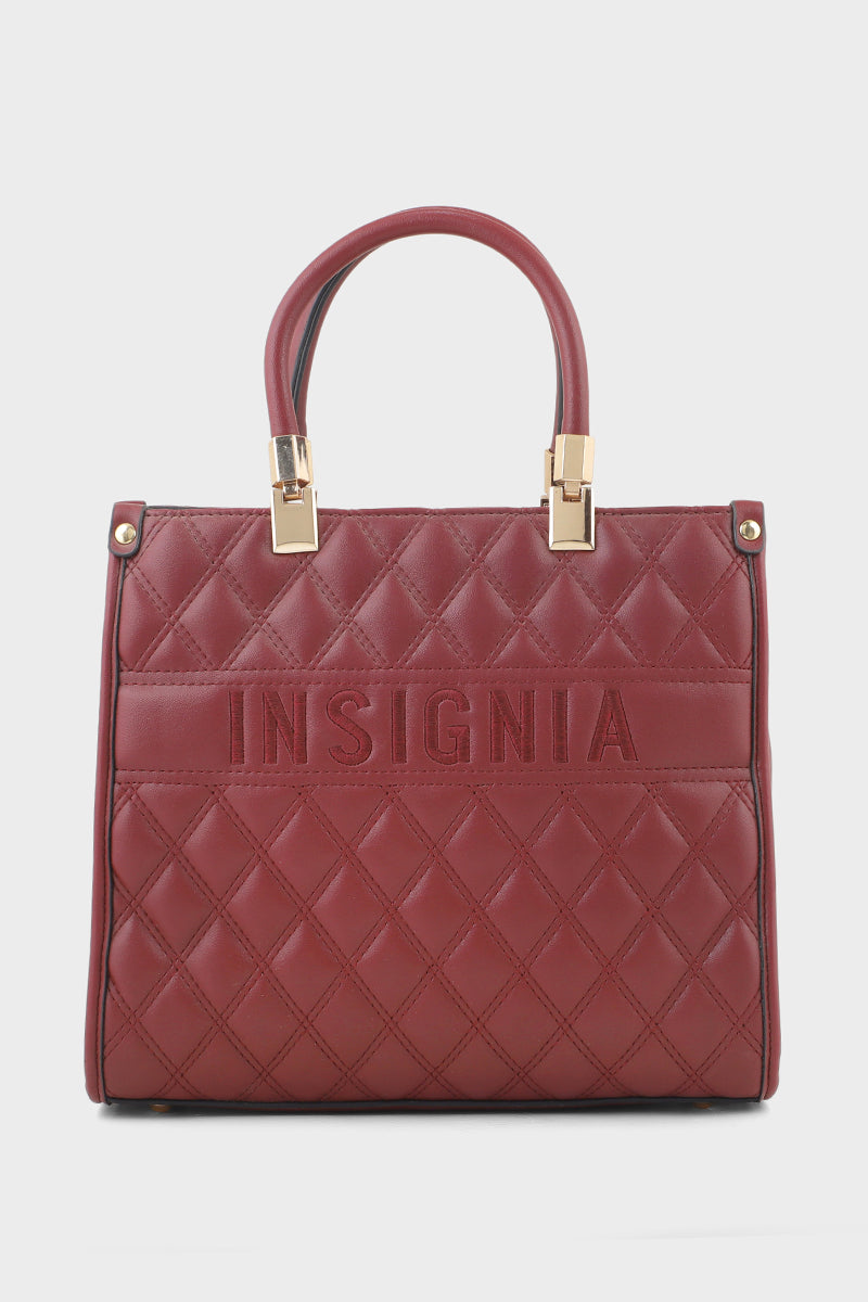 Casual Tote Hand Bags B15070-Maroon