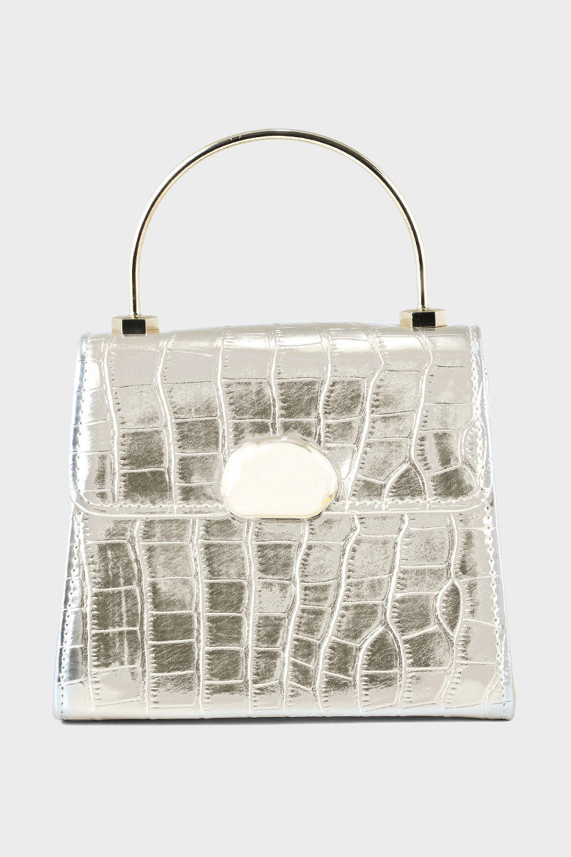 Top Handle Hand Bags B21593-Golden