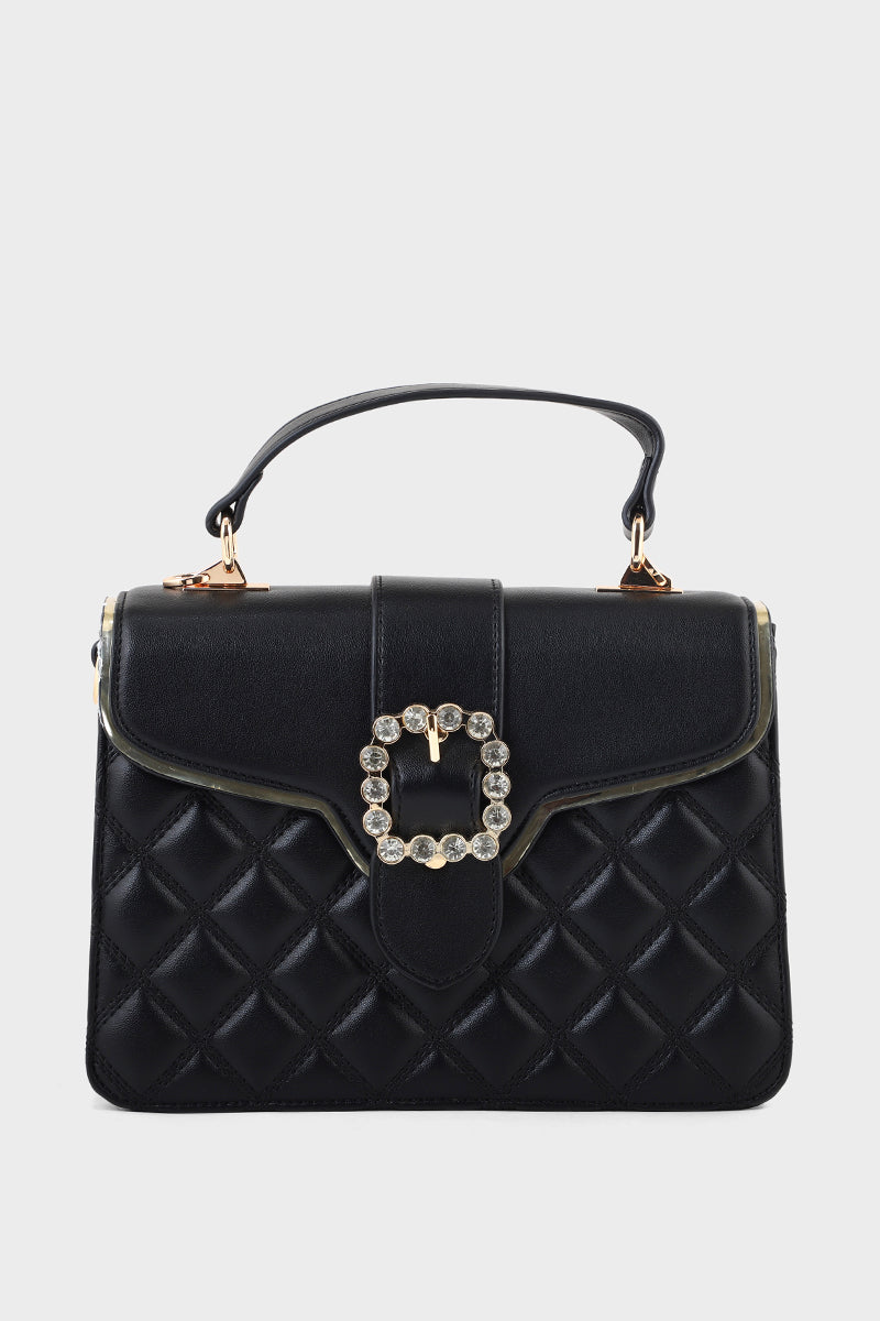 Trapeze Hand Bags B15104-Black