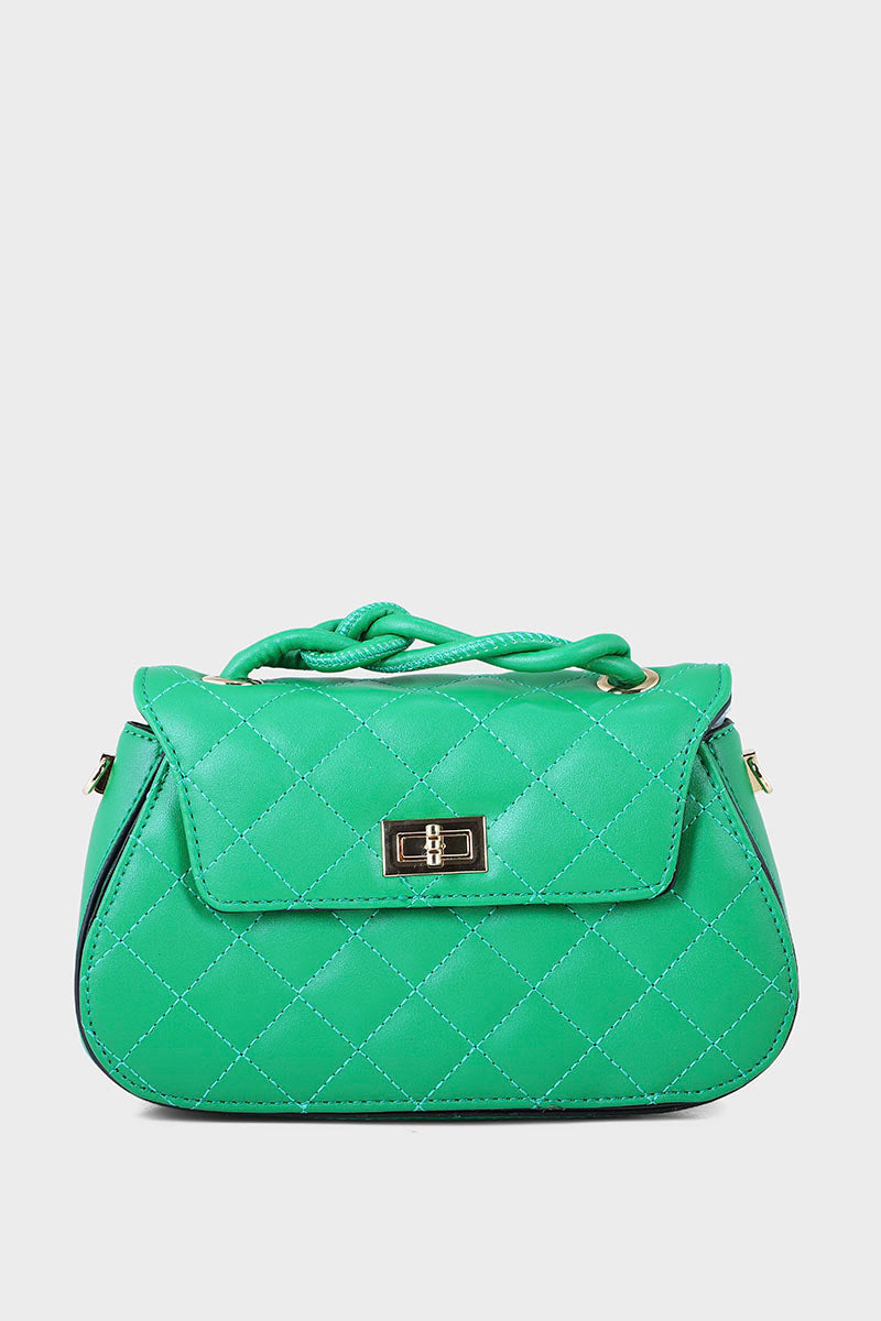 Top Handle Hand Bags B15081-Green