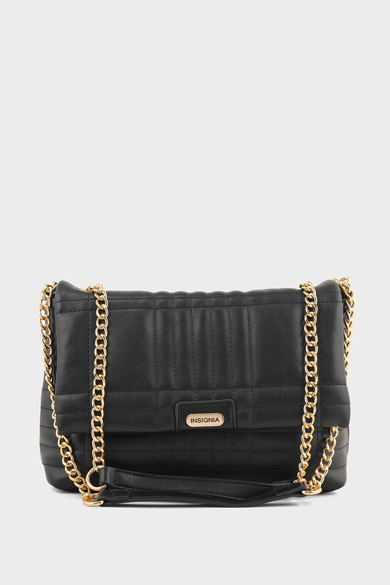 Hobo Hand Bags B15153-Black