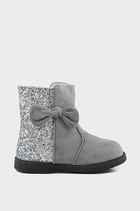 Girls Formal Boots Q10018-Grey