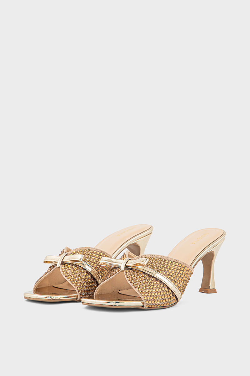 Party Wear-Slip On-IP0094-Gold