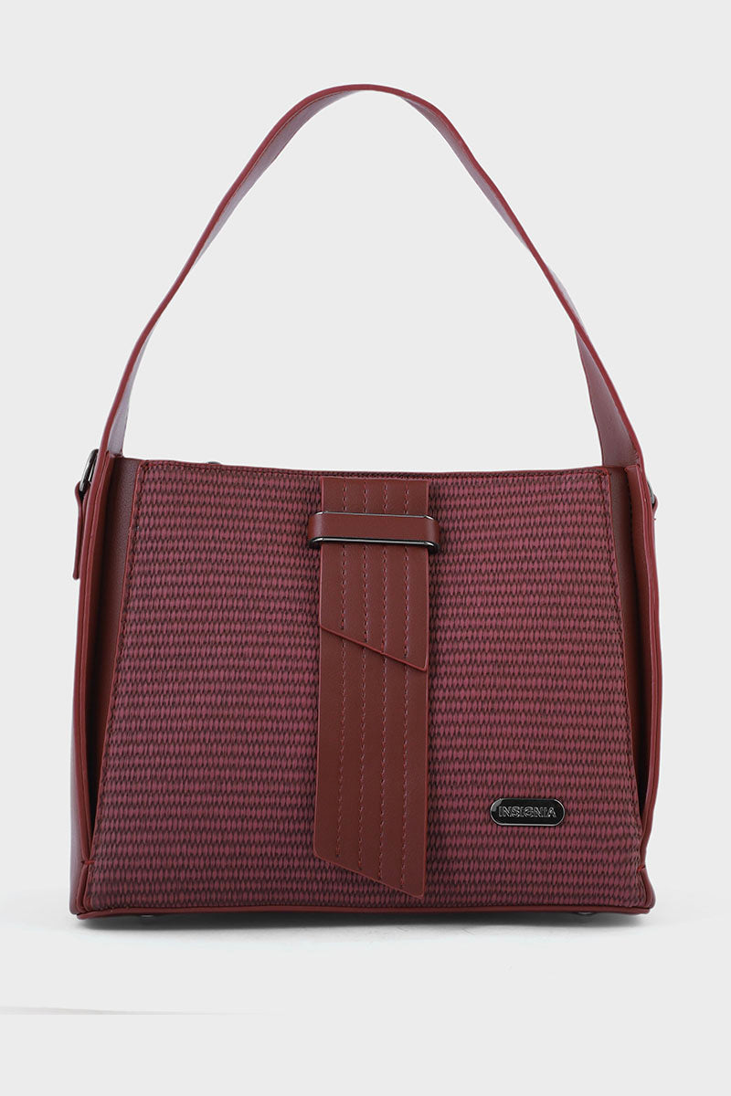 Top Handle Hand Bags BH0033-Maroon