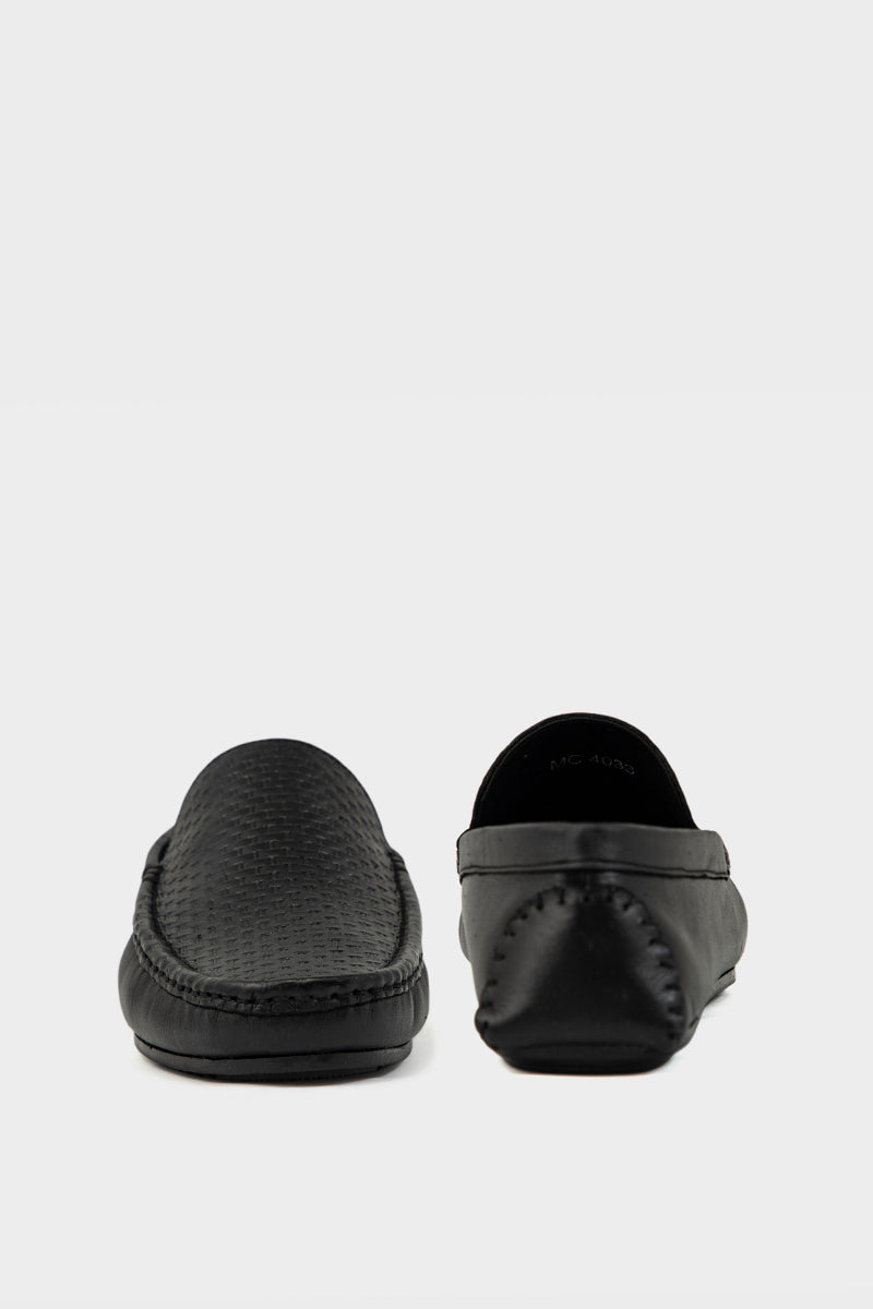 Men Casual Driving Mocs MC4033-Black