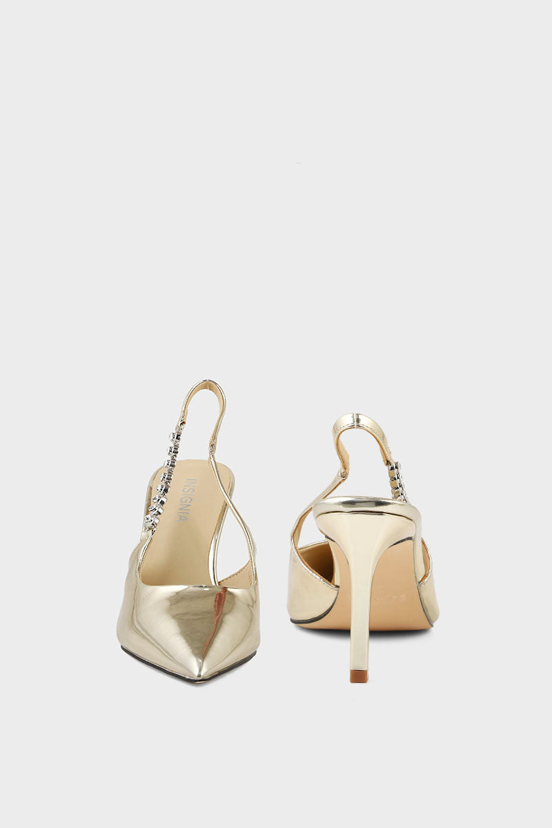 Formal Sling Back I47278-Golden