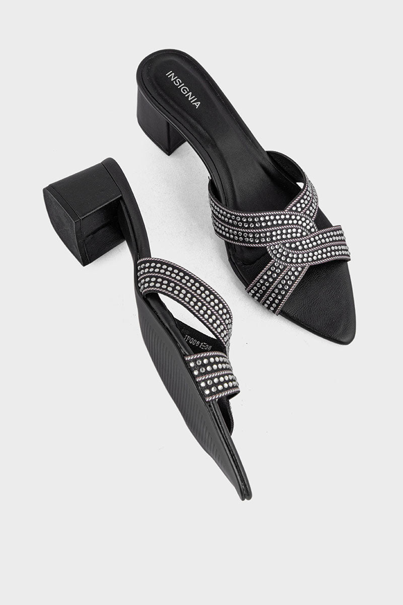 Party Wear Slip On IP0061-Black