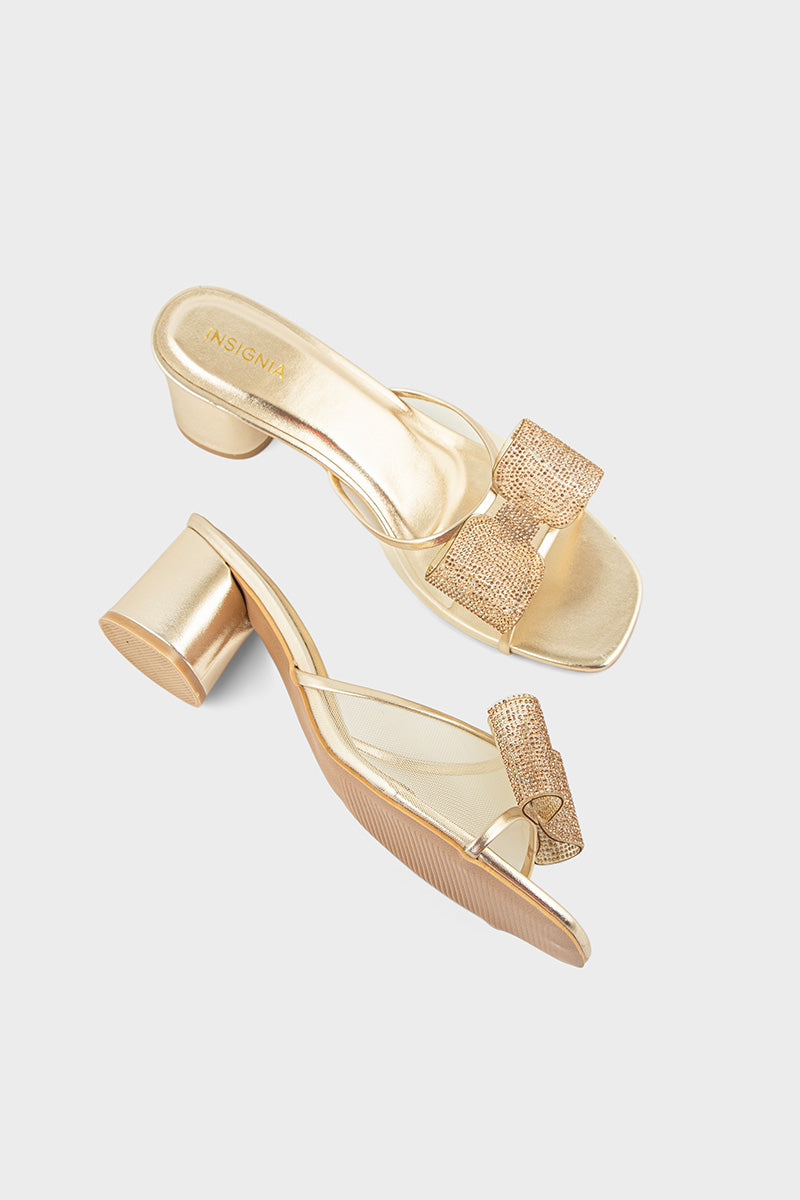 Party Wear Slip On IP0072-Gold