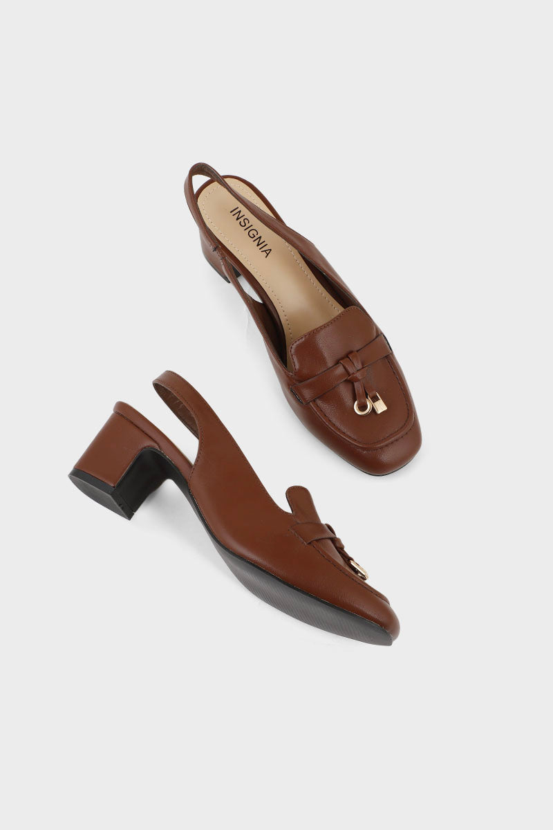Formal Sling Back I47286-Brown
