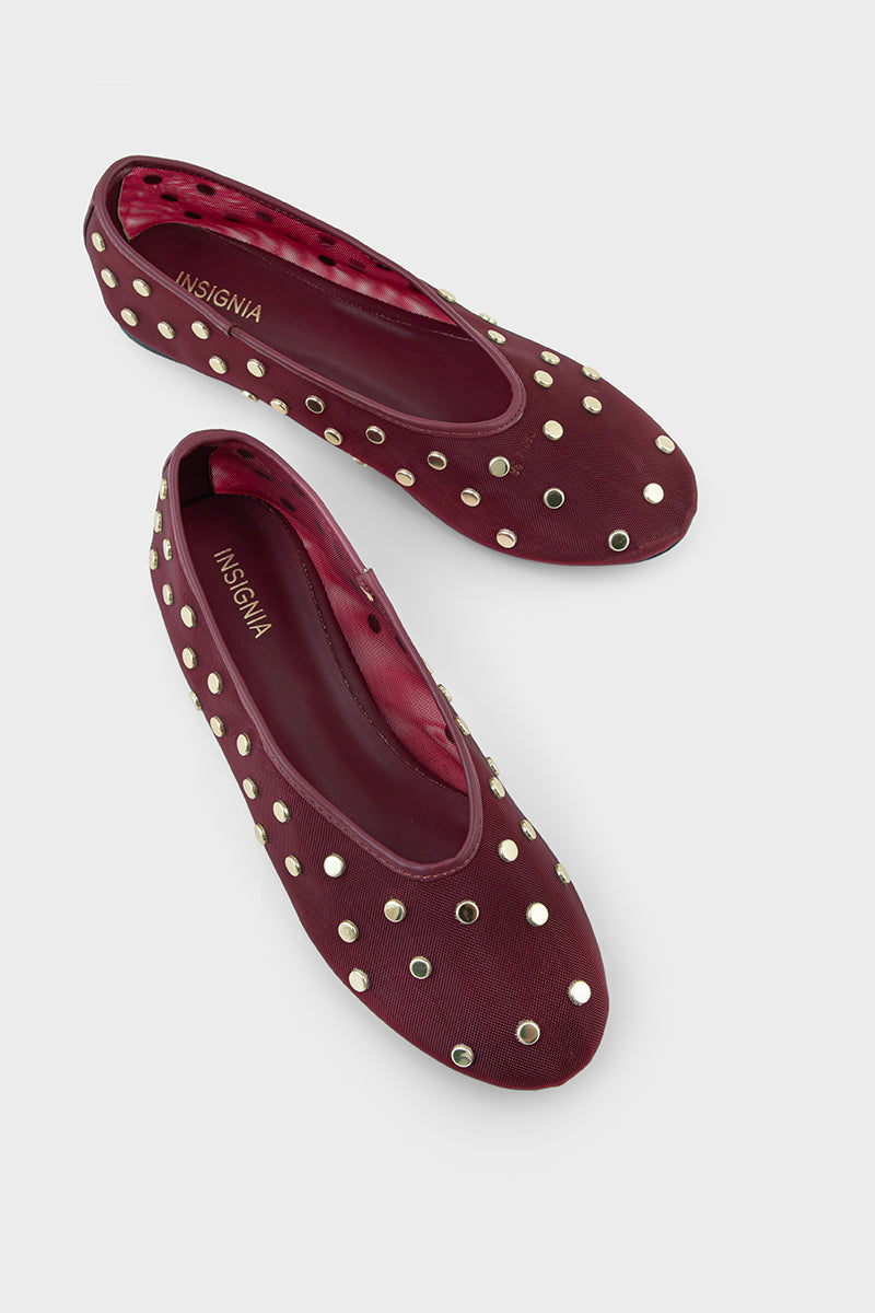 Casual Pumps IC6014-Maroon