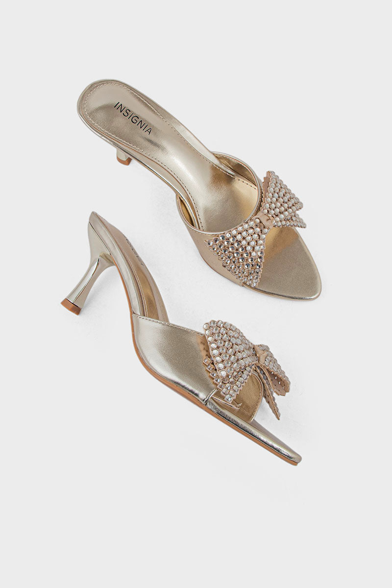 Party Wear Slip On IP0089-Gold