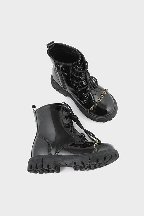 Girls Formal Boots Q10017-Black