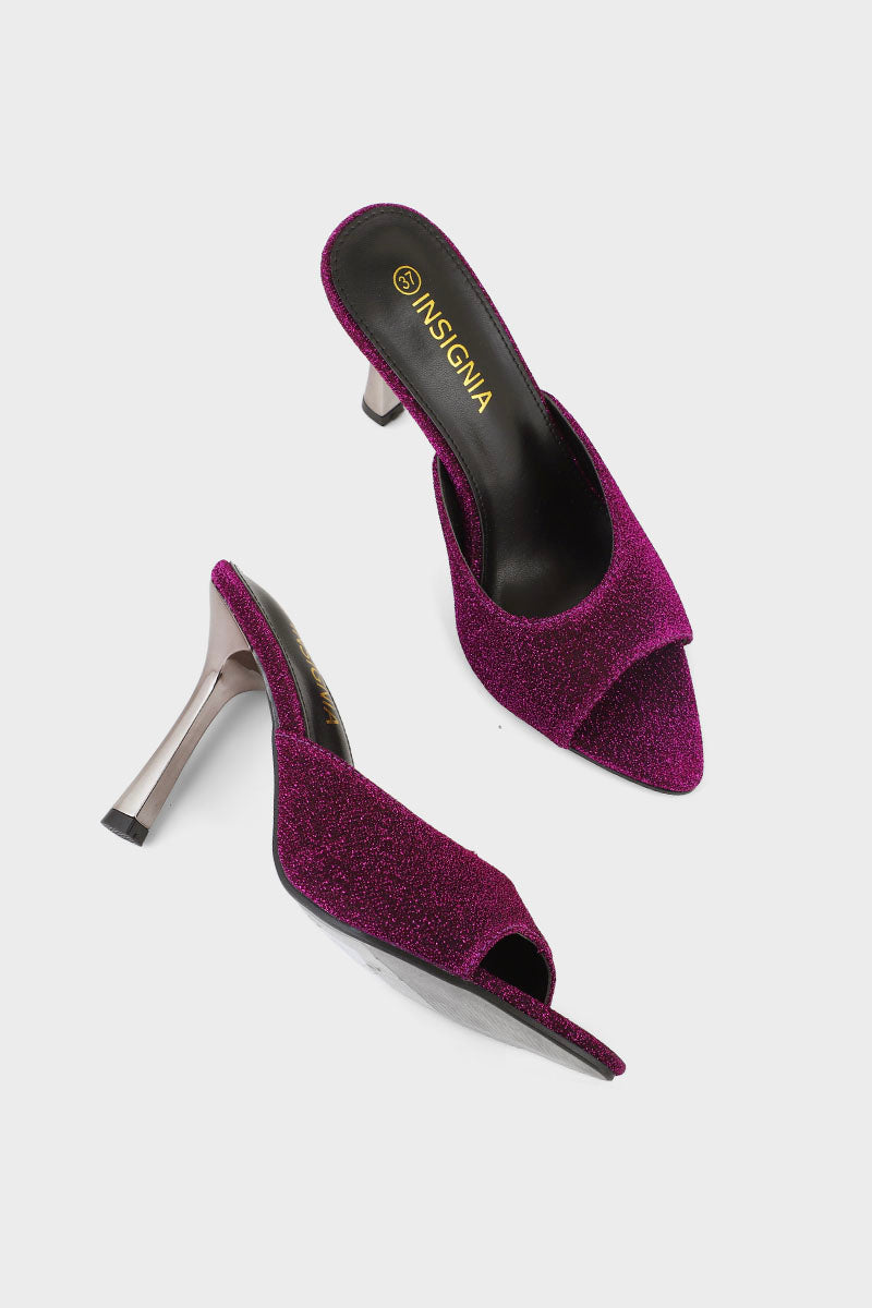 Party Wear Slip On I29297-Purple