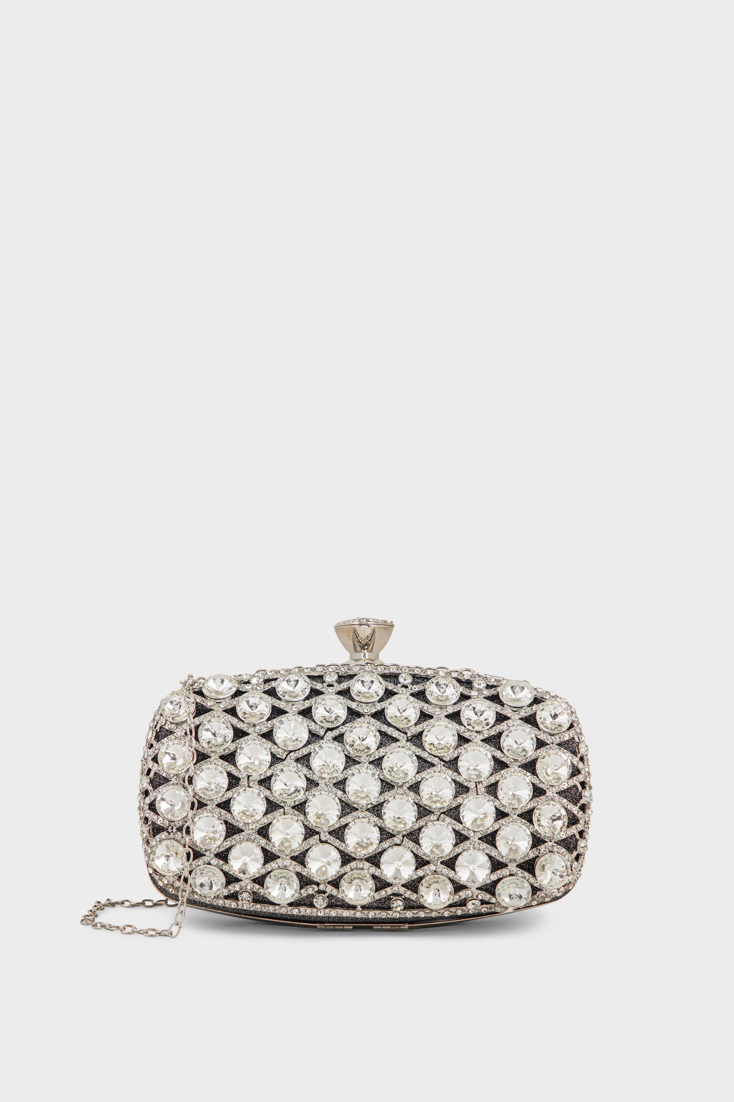 Party Wear Clutch BK4133-Pewter