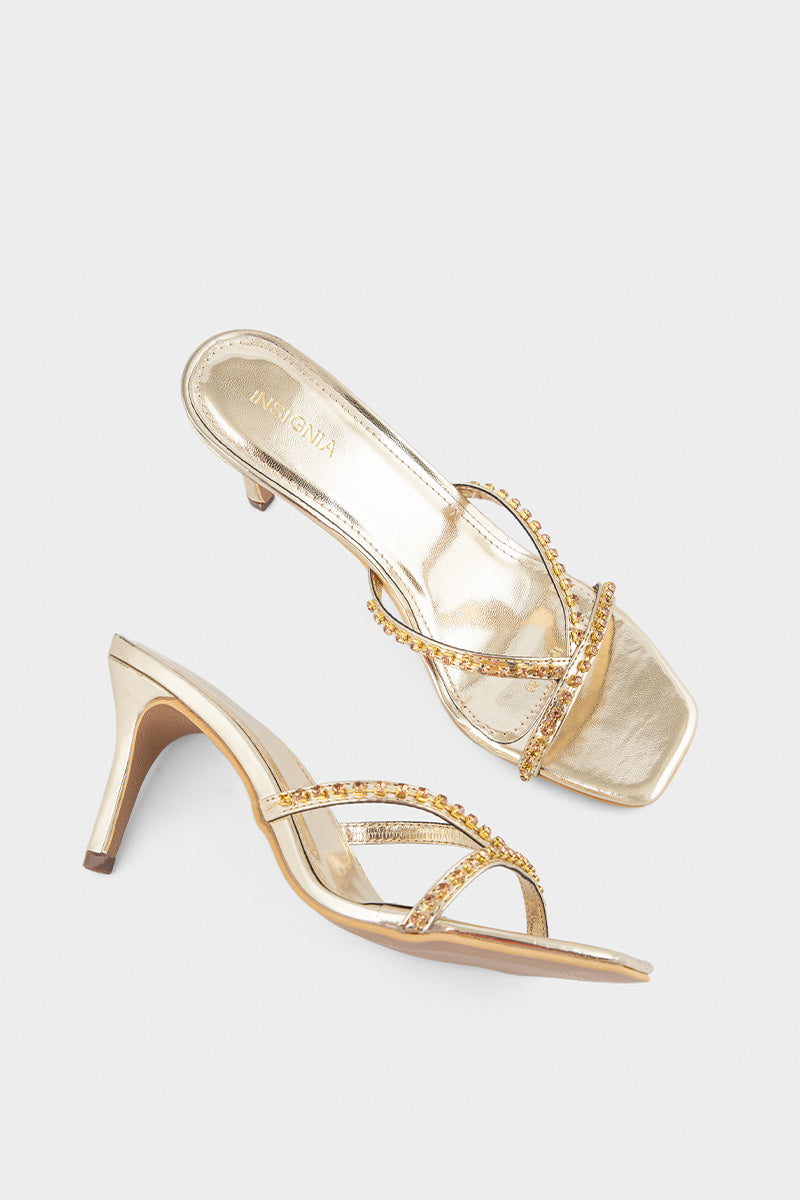 Party Wear Sandal IP2048-Gold
