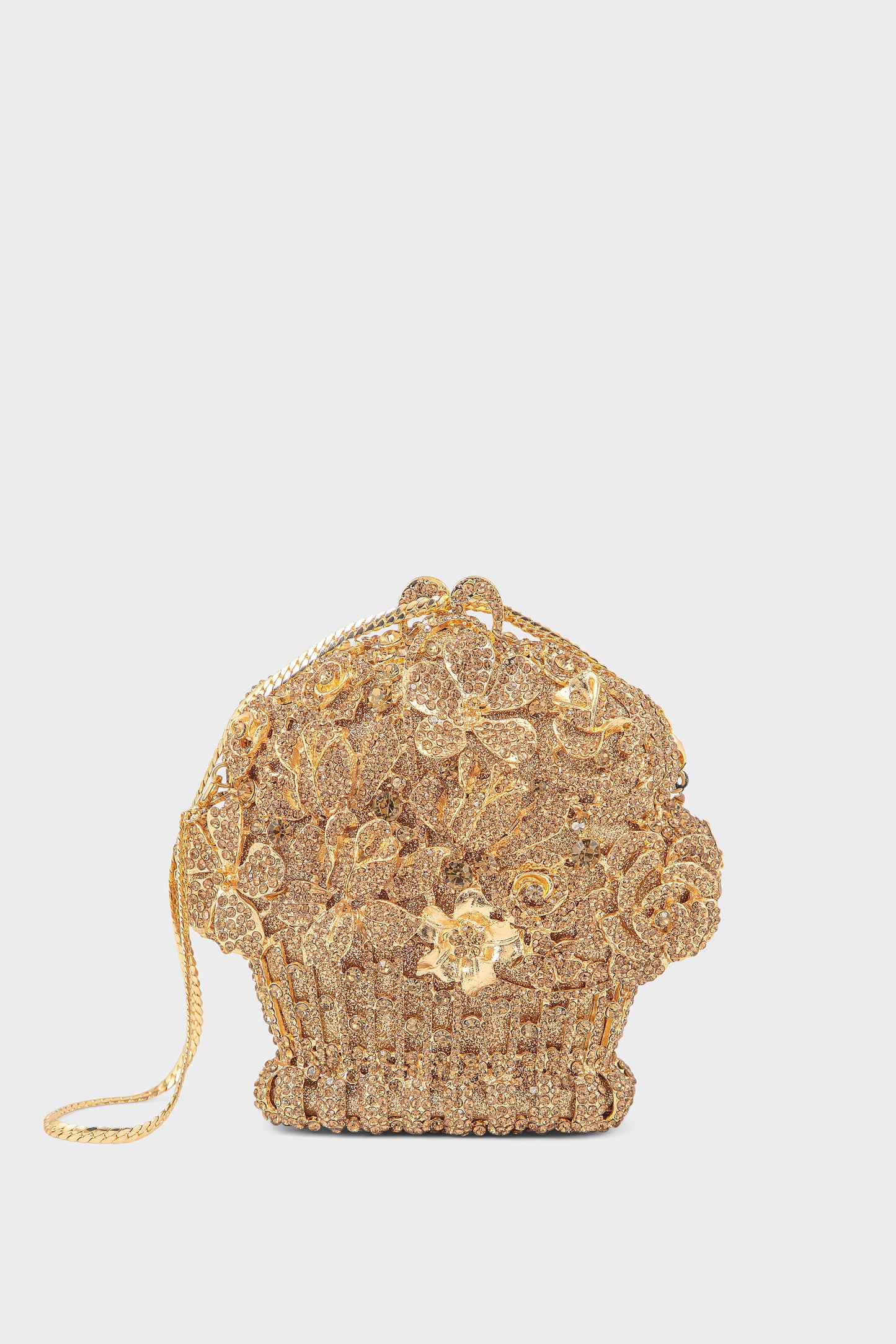 Party Wear Clutch BK4140-Golden