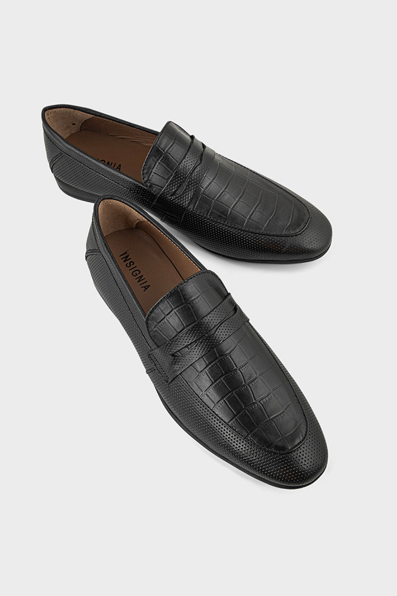 Men Formal Loafers MF7029-Black