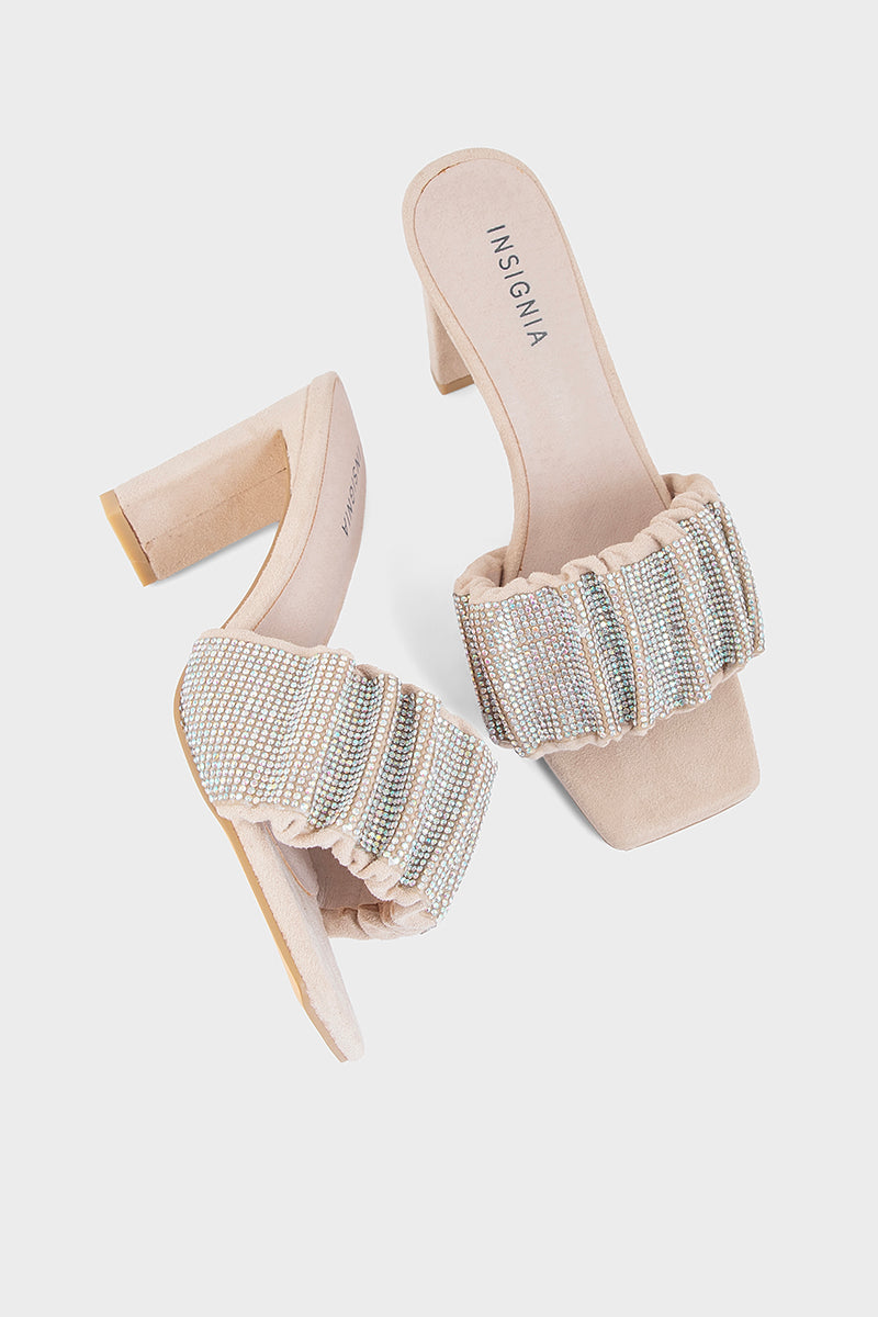 Party Wear Slip On I29182-Beige