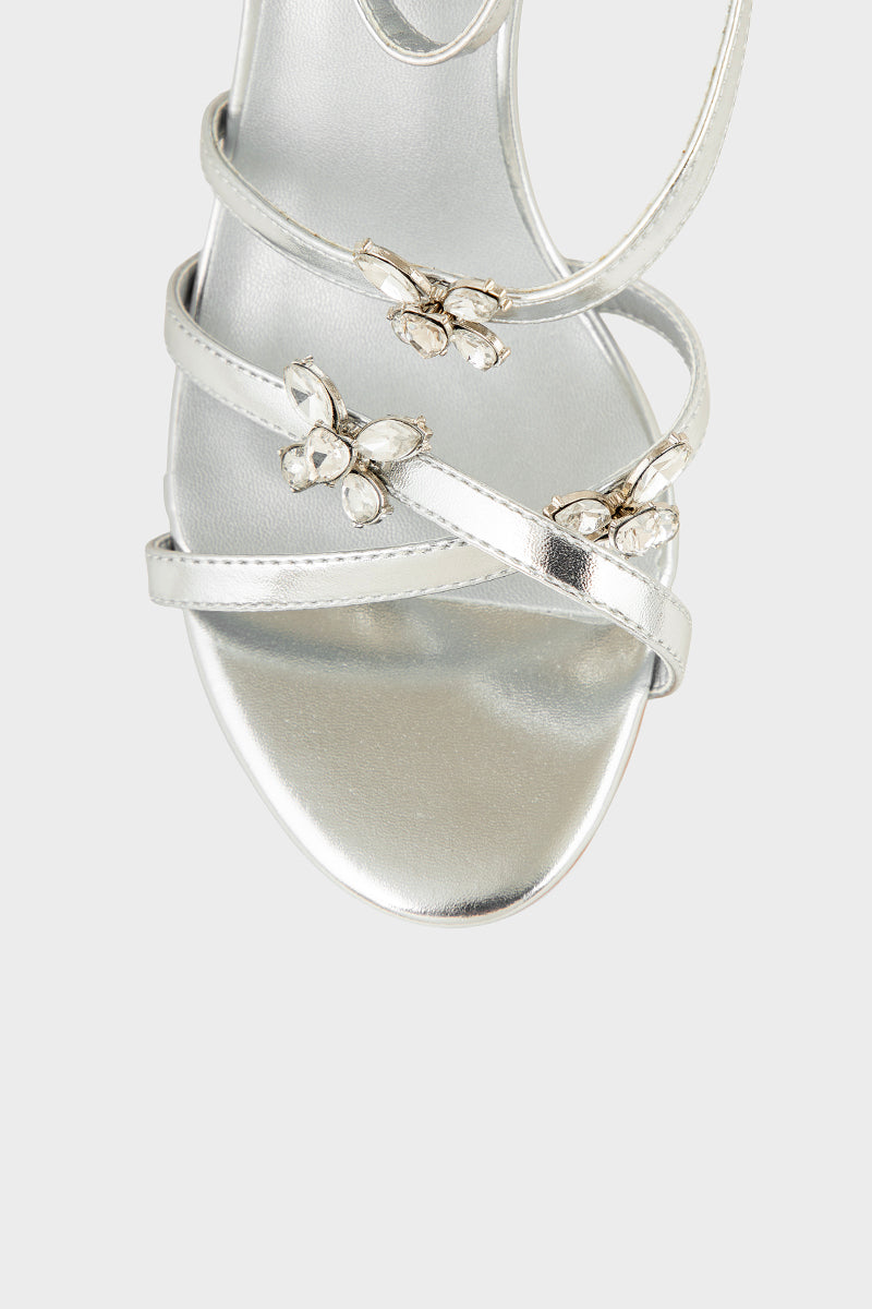 Party Wear Sandal IP2082-Silver
