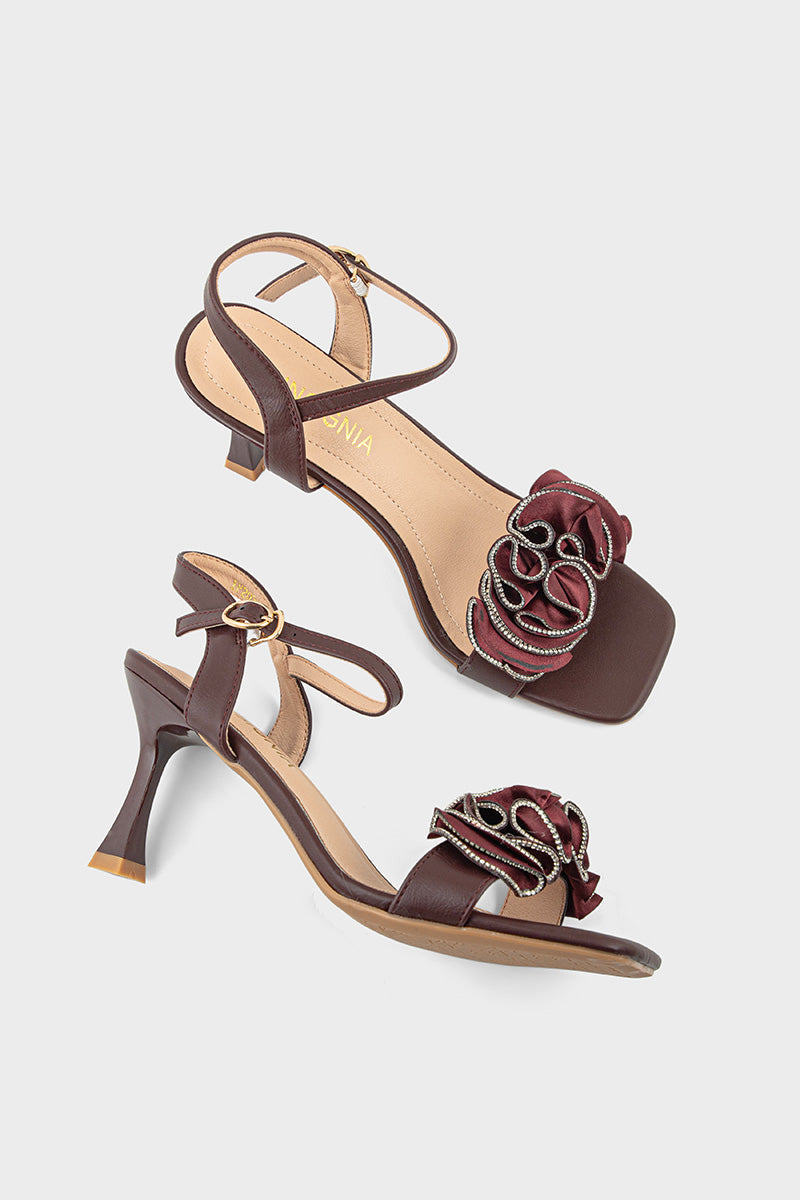 Party Wear Sandal IP2039-Maroon
