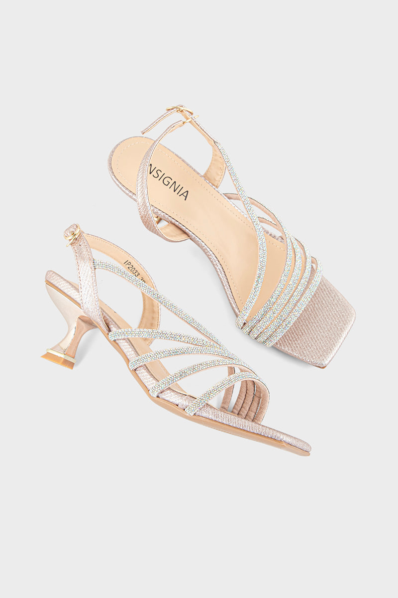 Party Wear Sandal IP2033-Champagne