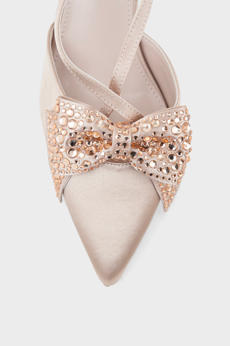 Party Wear Sling Back IP4040-Rose Gold