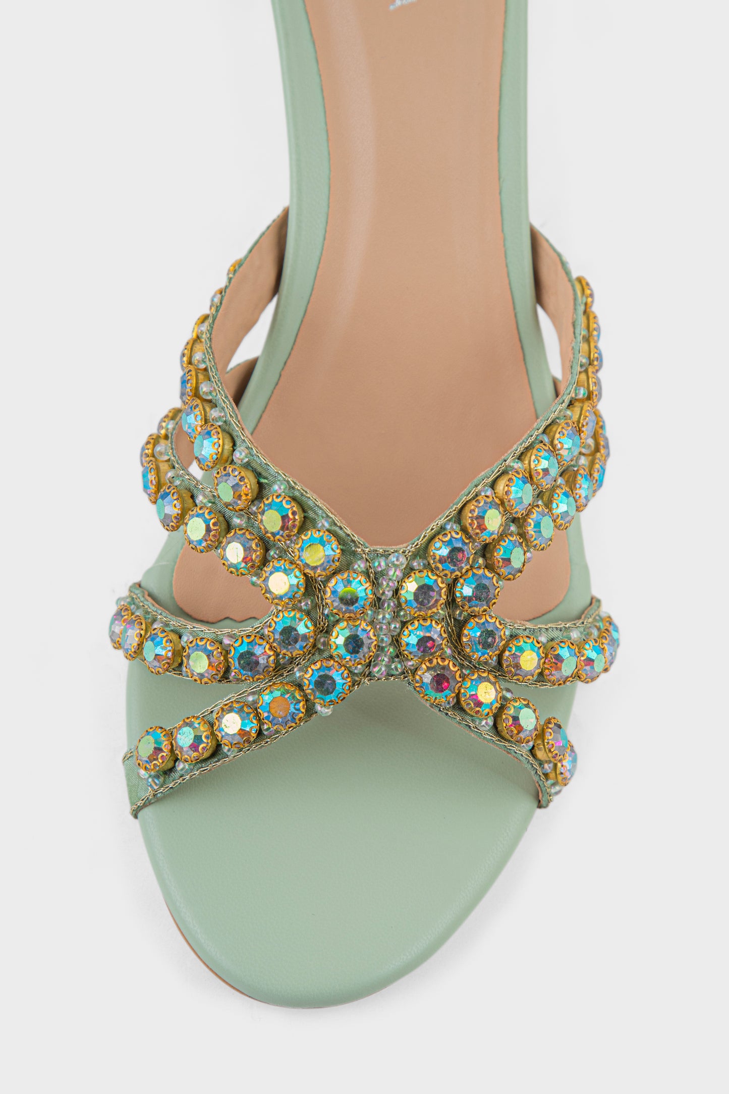 Party Wear Slip On IP0114-Mint