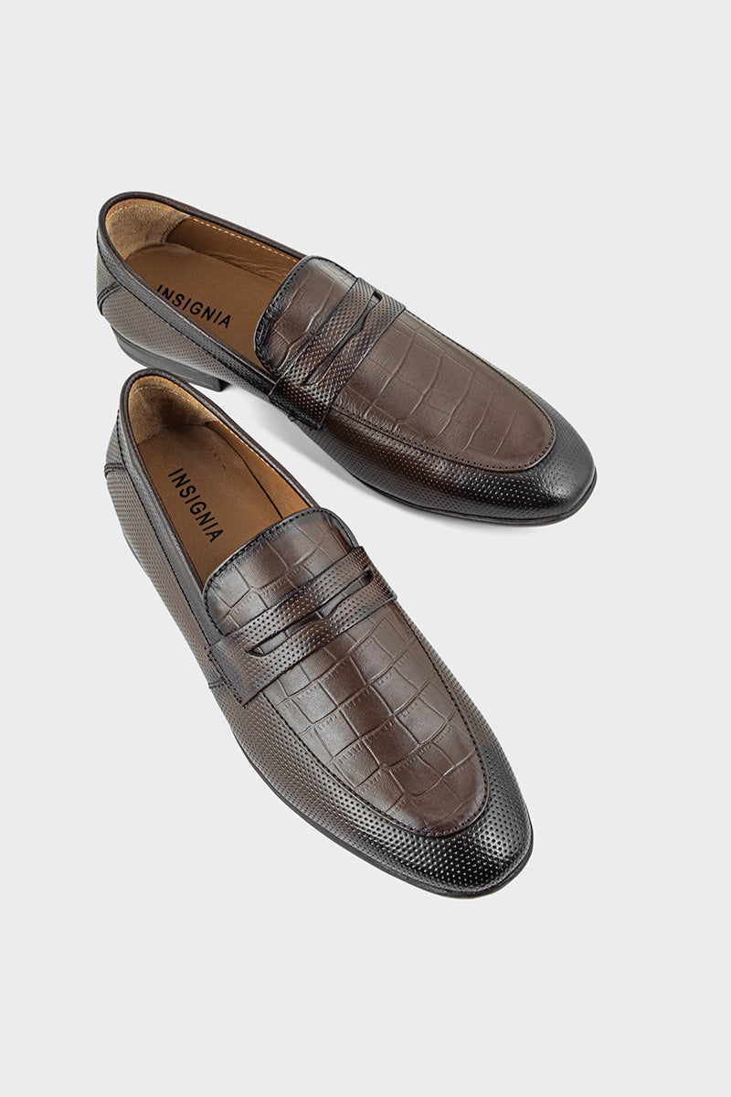 Men Formal Loafer MF7029-Coffee