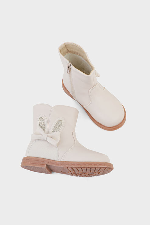 Girls Formal Boots Q10015-Beige