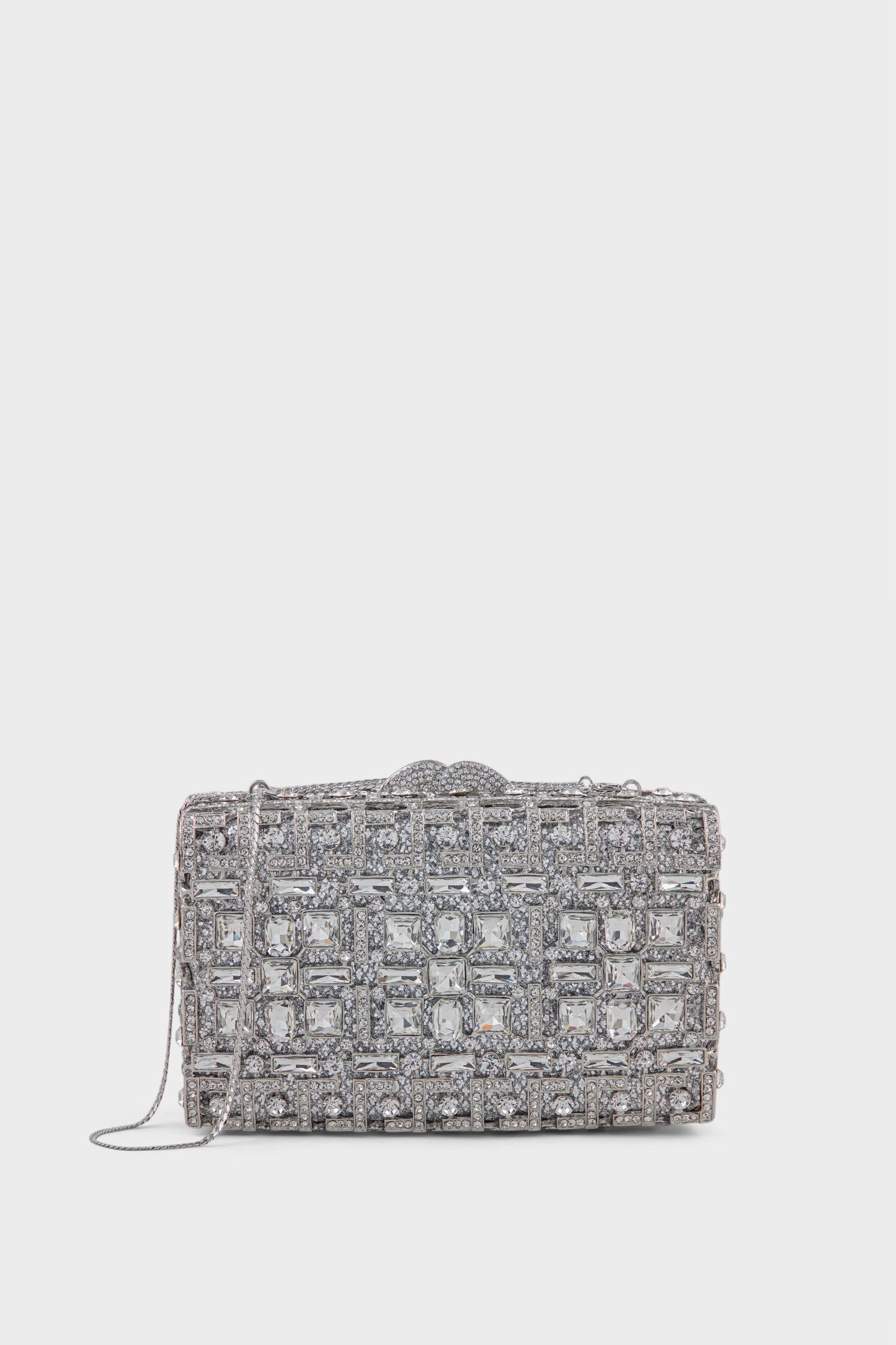 Party Wear Clutch BK4124-Silver
