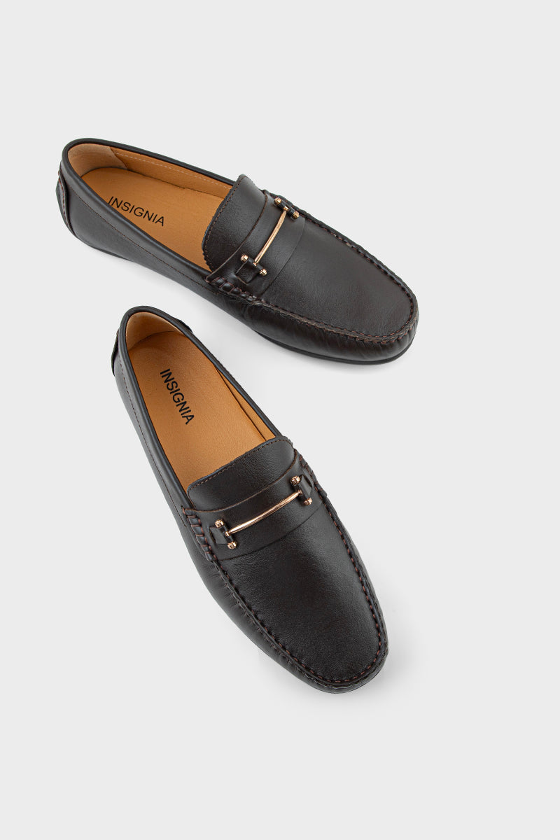 Men Casual Driving Mocs MC4034-Coffee