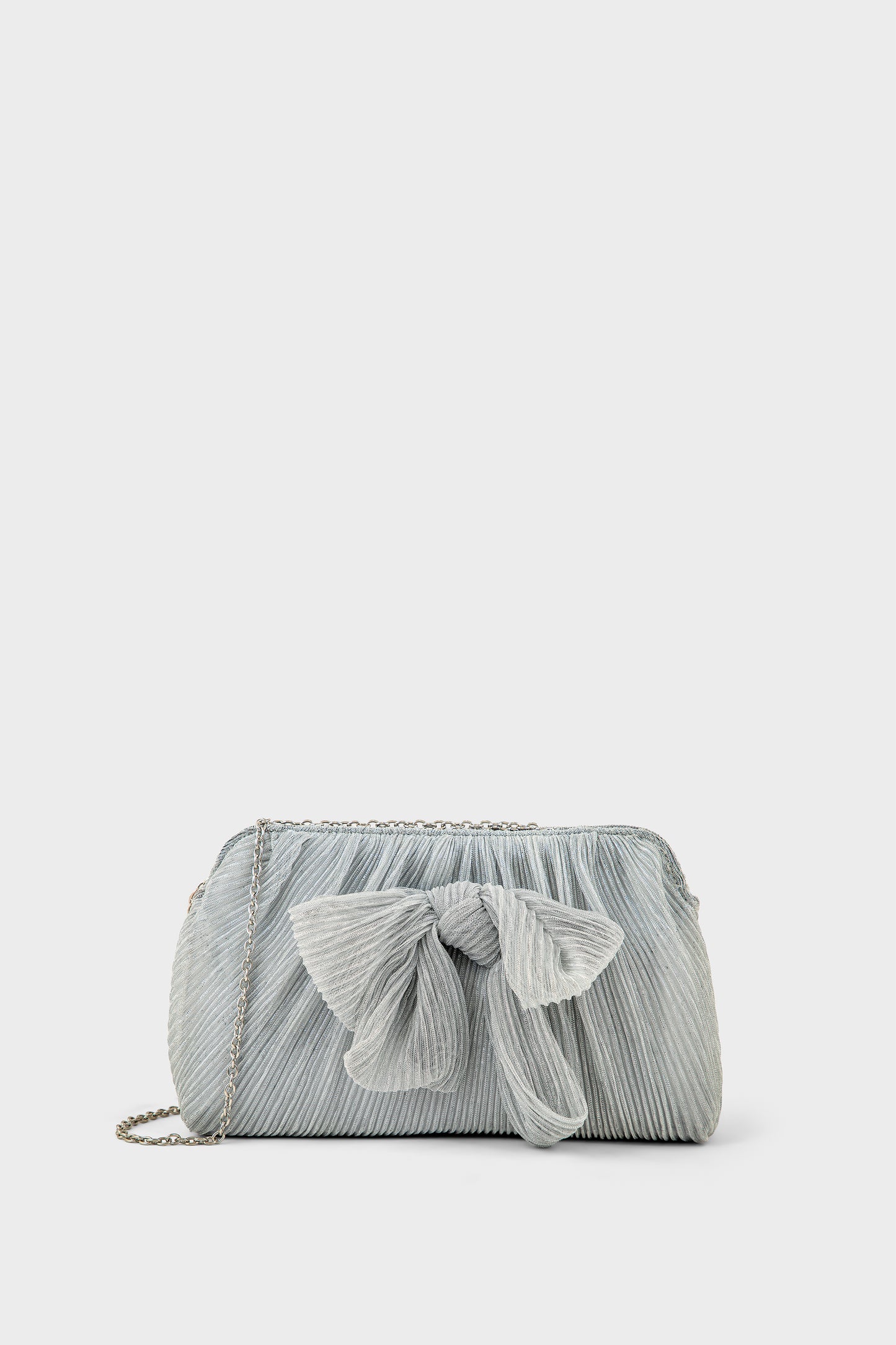 Party Wear Clutch BK4131-Silver