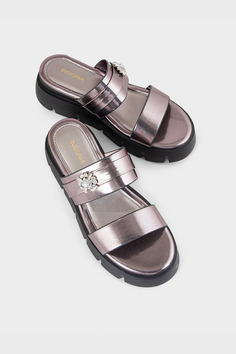Comfort Slip On IK0070-Gun Metallic