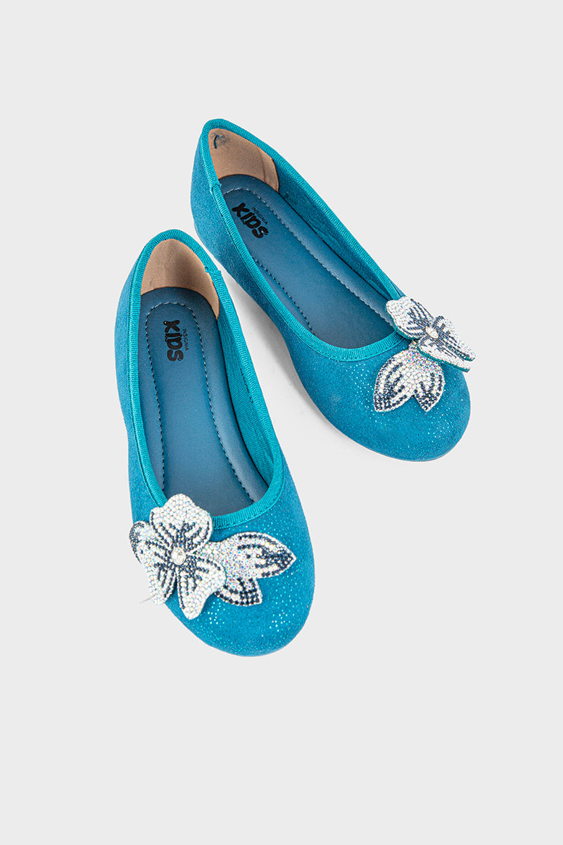 Girls Formal Pumps GF6000-Blue
