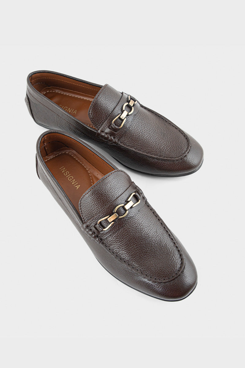 Men Formal Loafers MF7031-Brown
