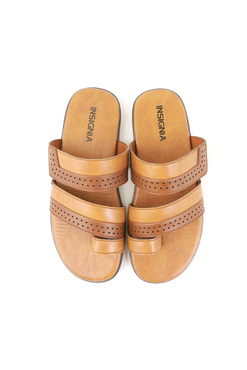 Men Casual Thong M10021-Mustard