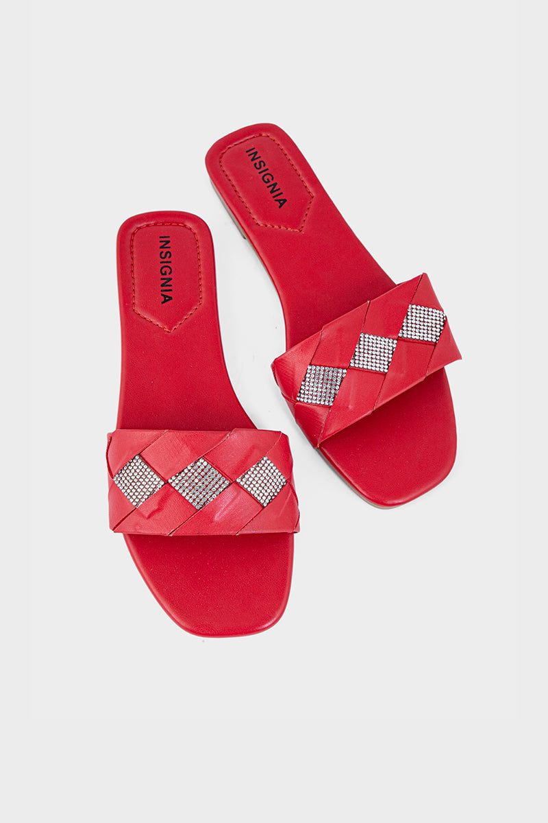 Formal Slip On I38512-Red