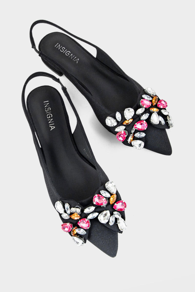 Casual Sling Back IC4004-Black