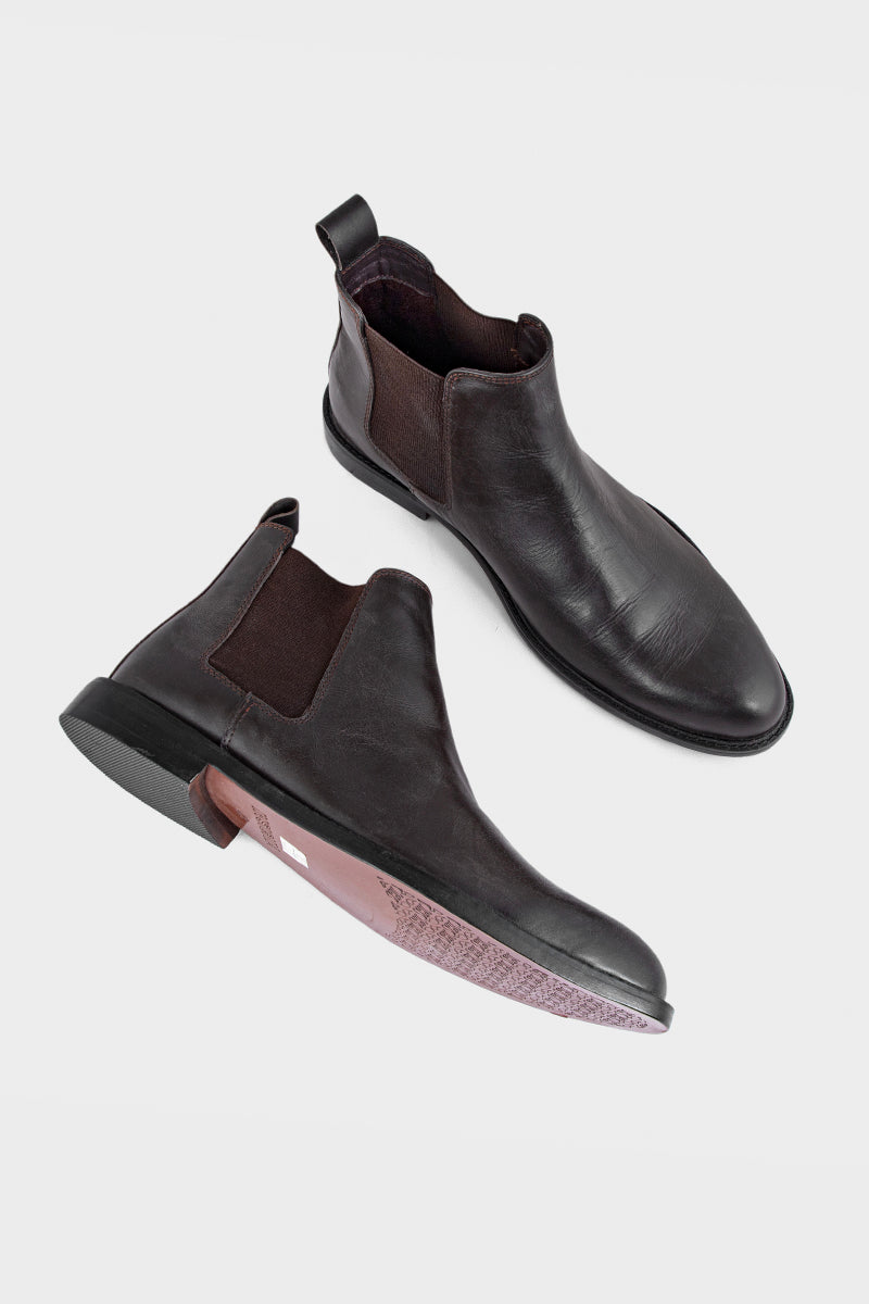 Men Formal Moccasin M38100-Brown