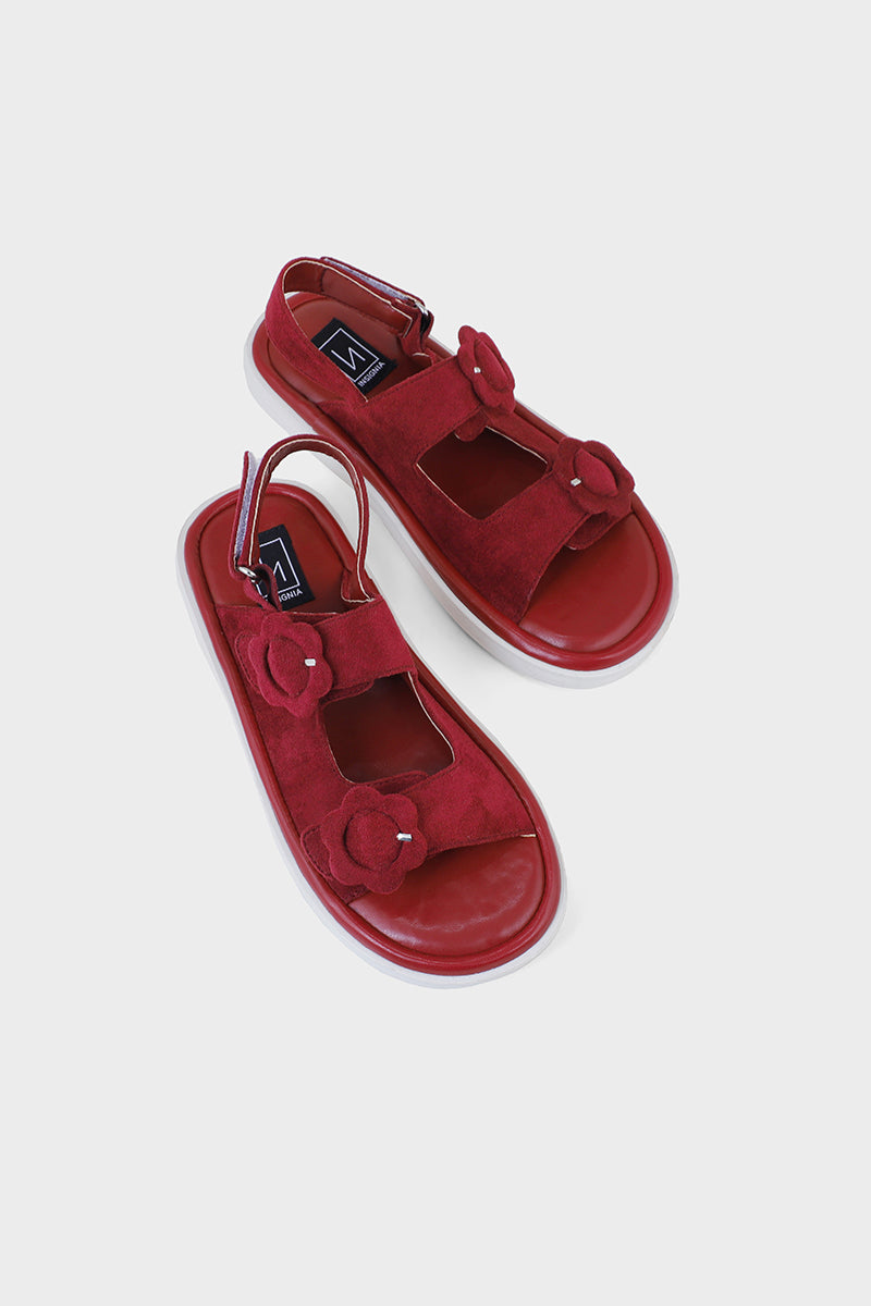 Comfort Sandal IC2000-Burgundy