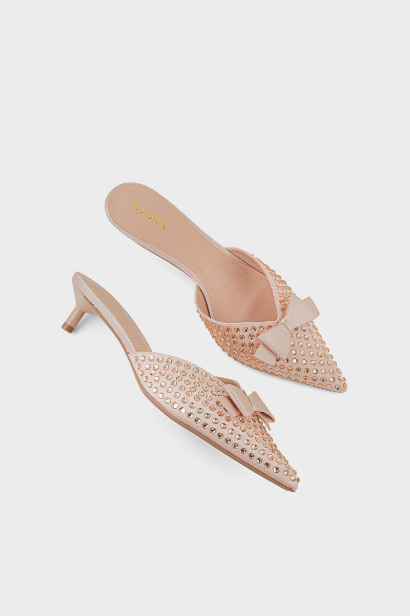 Party Wear Mule IP8509-Champagne