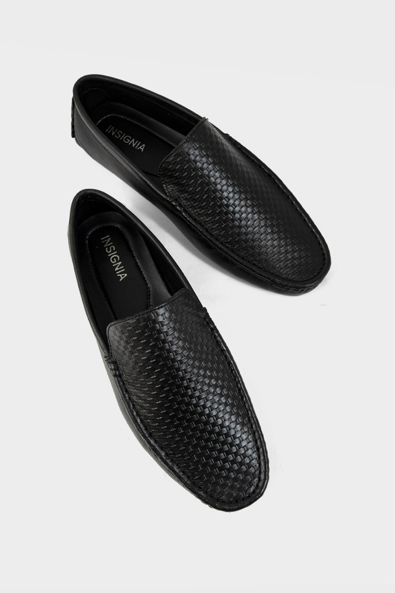 Men Casual Driving Mocs MC4033-Black