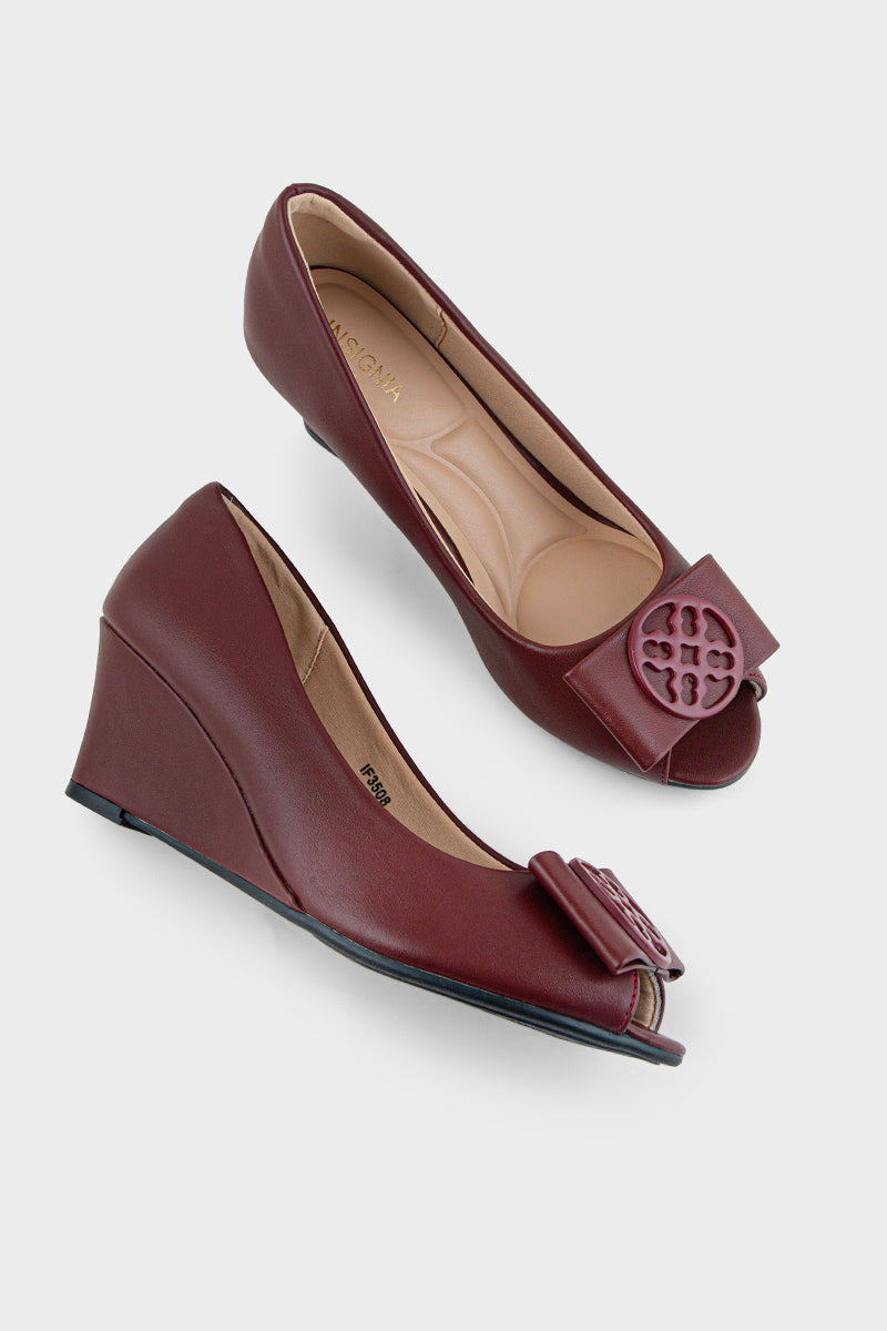 Formal Peep Toes IF3508-Maroon